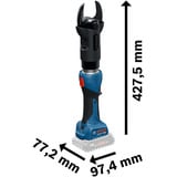 Bosch GKH 18V-50 Professional, 06019P0000, Ciseaux électriques Bleu/Noir