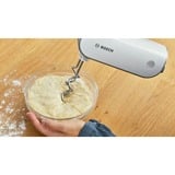 Bosch MFQ49300 mixeur Batteur à main 850 W Noir, Acier inoxydable, Blanc, Mélangeur à main Blanc/Argent foncé, Batteur à main, Noir, Acier inoxydable, Blanc, Pétrisseur, Mélange, Mélange, 1,4 m, Foie, 850 W