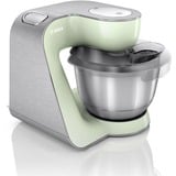 Bosch MUM58MG60 robot de cuisine 1000 W 3,9 L Vert Menthe/Argent, 3,9 L, Vert, Boutons, 0,8 L, CE, EAC-Eurasian, Ukraine, VDE, Acier inoxydable