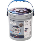 Bosch PRO Acier inoxydable et métal, Ø 125 mm, 100 pièces dans un seau, Disque de coupe 