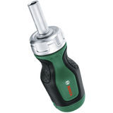 Bosch Tournevis à cliquet court + 6 embouts Vert/Noir
