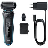 Braun Series 5 51-M1000s, Rasoir Noir/Turquoise