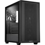 Chieftec Midi Tower GS-03B-BLK-OP, Schwarz Noir, boîtier pc Noir | 2x USB-A | 1x USB-C | Verre Trempé