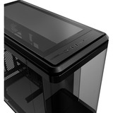 Cooler Master MasterFrame 360 Panorama boîtier bench/show Noir | 2x USB-A | 1x USB-C | RGB | Verre Trempé