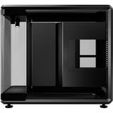 Cooler Master MasterFrame 360 Panorama boîtier bench/show Noir | 2x USB-A | 1x USB-C | RGB | Verre Trempé