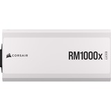 Corsair RM1000x SHIFT White alimentation modulaire 1000 watt Blanc, 1x 12V-2x6, 4x PCIe
