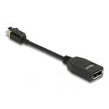 DeLOCK Adaptateur Mini DisplayPort 1.4 vers DisplayPort Noir