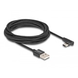 DeLOCK Câble USB 2.0, connecteur USB-A mâle > connecteur USB-C mâle Noir
