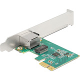 DeLOCK Carte PCI Express x1 1 x RJ45 2,5 Gigabit LAN RTL8125, Carte réseau 