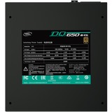 DeepCool DQ650-M-V2L 650W alimentation  Noir, 650 W, 100 - 240 V, 47 - 63 Hz, 10 A, Actif, 100 W