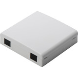 Digitus Boîtier de raccordement FTTH, pour 2x SC Simplex, LC Duplex, Boîte de jonction Blanc
