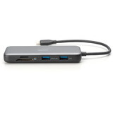 Digitus Station d'accueil USB-C 8 ports Gris/Noir