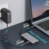 Digitus Station d'accueil USB-C 8 ports Gris/Noir