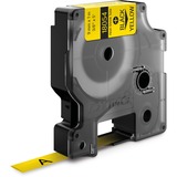 Dymo Bagues Thermorétractables IND - 9mm x 1,5m, Étiquette à gaine thermorétractable 5m, Noir sur jaune, Multicolore, -55 - 135 °C, UL 224, MIL-STD-202G, MIL-81531, SAE-DTL 23053/5 (1, 3), DYMO, Rhino