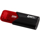 Emtec Click Easy lecteur USB flash 256 Go USB Type-A 3.2 Gen 1 (3.1 Gen 1) Noir, Rouge, Clé USB Rouge/Noir, 256 Go, USB Type-A, 3.2 Gen 1 (3.1 Gen 1), Sans capuchon, Noir, Rouge