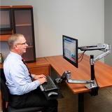 Ergotron LX Monitor Arm Steh-Sitz, Support de moniteur Aluminium