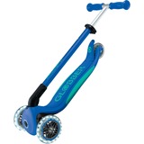 GLOBBER Primo Foldable Plus Lights, Trottinette Bleu foncé/Turquoise