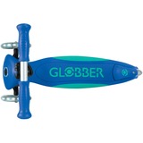 GLOBBER Primo Foldable Plus Lights, Trottinette Bleu foncé/Turquoise