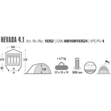 High Peak Tente dôme Nevada 4.1 Vert foncé/gris