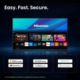 Hisense ULED 55E8S MiniLED 55" 4K Ultra HD TV QLED Noir/gris foncé, 139,7 cm (55"), 3840 x 2160 pixels, ULED, Smart TV, Wifi, Noir