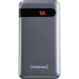 Intenso PD10000 Lithium Polymère (LiPo) 10000 mAh Anthracite, Powerbank Anthracite, 10000 mAh, Lithium Polymère (LiPo), Quick Charge 3.0, Anthracite