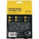 Intenso PD10000 Lithium Polymère (LiPo) 10000 mAh Anthracite, Powerbank Anthracite, 10000 mAh, Lithium Polymère (LiPo), Quick Charge 3.0, Anthracite