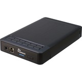 Inter-Tech Argus GD-35LK01 Boîtier HDD Noir 3.5", Boîtier disque dur Noir, Boîtier HDD, 3.5", SATA, Série ATA II, Série ATA III, 5 Gbit/s, Connectivité USB, Noir