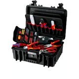 KNIPEX Malette à outils "Robust23" Électro, 25 pièces, Set d'outils Noir
