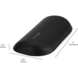 Kensington Repose-poignet ErgoSoft pour souris standard Noir, Gel, Polyuréthane thermoplastique (TPU), Noir, Taïwan, 25,4 mm, 200,7 mm, 221 mm