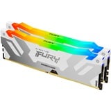 Kingston FURY 64 Go DDR5-6400 (2x 32 Go) mémoire vive Blanc, KF564C32RWAK2-64, XMP 3.0