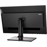 Lenovo ThinkVision P27u-20 Moniteur 27" 4K Ultra HD Noir, 1x DisplayPort, 2x HDMI, 1x USB-C, 3x USB-A, 2x Thunderbolt, 1x RJ-45, 68,6 cm (27"), 3840 x 2160 pixels, 4K Ultra HD, LED, 6 ms, Noir