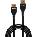 Lindy 36461 câble DisplayPort 1 m Noir Noir, 1 m, DisplayPort, DisplayPort, Mâle, Mâle, 7680 x 4320 pixels