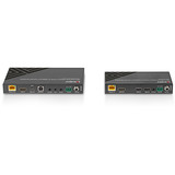Lindy Extendeur KVM HDBaseT 3.0 HDMI 4K60 & Type C Cat.6A 70m, Extension HDMI Noir