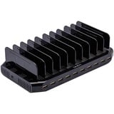 Lindy Station de Charge USB 10 Ports, 96W, Station de recharge Noir, 96W, Autonome, Plastique, Noir, Contact, Énergie, CE, UKCA, FCC, LVD, RoHS, REACH