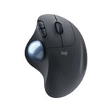 Logitech ERGO M575 for Business souris Droitier RF sans fil + Bluetooth Trackball 2000 DPI Graphite/Bleu, Droitier, Trackball, RF sans fil + Bluetooth, 2000 DPI, Graphite