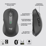 Logitech Signature M650 Sans fil moyen, Souris Graphite