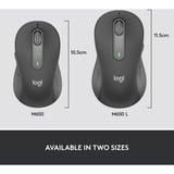 Logitech Signature M650, Souris Graphite, Taille M