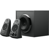 Logitech Z625 surround speaker, Haut-parleur PC Noir, 2.1 canaux, 200 W, Universel, Noir, Rotatif, 35 W