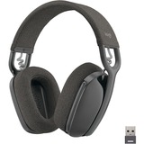 Logitech Zone Vibe 125 Casque Sans fil Arceau Bureau/Centre d'appels Bluetooth Graphite, Casque/Écouteur Noir, Sans fil, Bureau/Centre d'appels, 185 g, Casque, Graphite