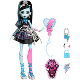 Mattel Monster High-Frankie Stein Anniversaire Monstrueusement Mémorable, Poupée Poupée mannequin, Femelle, 4 an(s), Garçon/Fille, 290 mm, 250 g