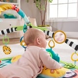 Mattel – Mon Tapis de la Jungle 2.0, Arche de jeu/couverture Tapis de jeux pour bébé, Barre d'activités, Sonore, Multicolore, Plastique