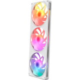 NZXT F420 RGB ventilateurs de boîtier Blanc, 3 pièces, 420 x 140 x 25 mm, PWM