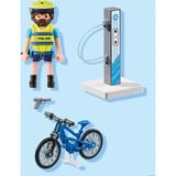 PLAYMOBIL Action Heroes Patrouille à vélo de la police, Jouets de construction 