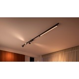 Philips Hue Perifo straight basic ceiling set (3 spots, 1 luminaire à lattes), Lampe Noir, Philips Hue White and Color ambiance Kit de base Perifo pour plafond, droit (3 spots, 1 barre lumineuse), Spot d'éclairage intelligent, Bluetooth, Noir, LED intégrée, Métal, Synthétiques, Ampoule(s) non remplaçable(s)