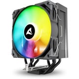 Sharkoon A40 RGB Refroidisseur CPU Noir, Connecteur de ventilateur PWM à 4 broches