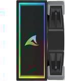 Sharkoon A40 RGB Refroidisseur CPU Noir, Connecteur de ventilateur PWM à 4 broches