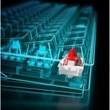 Sharkoon SGK50 S4 clavier USB QWERTZ Allemand Blanc Blanc, Layout DE (QWERTZ), Kailh Red, 60%, 60%, USB, QWERTZ, LED RGB, Blanc