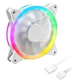 Sharkoon SHARK Blades PWM RGB ventilateur de boîtier Blanc, 120 x 120 x 25 mm