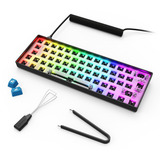 Sharkoon SKILLER SGK50 S4 Gen2 Barebone RGB clavier gaming Noir, 60%