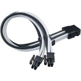 SilverStone Câble de rallonge d'alimentation SST-PP07E-EPS8BW, Câble d'extension Noir/Blanc